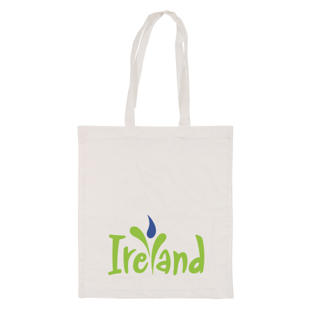 Katoenen draagtas wit, 140 gr/m²