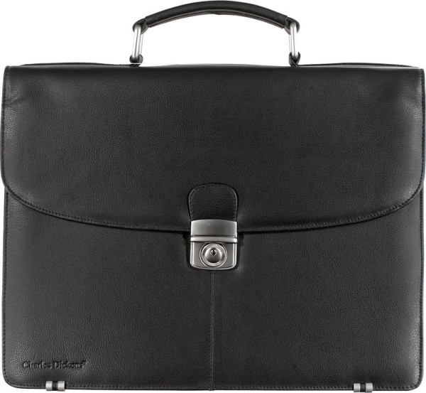 Lederen Charles Dickens® laptoptas Shia
