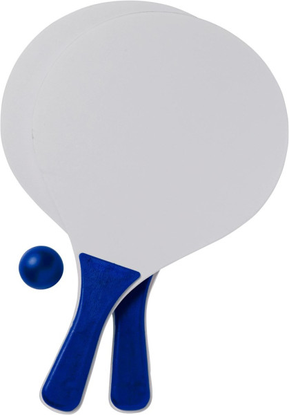 Houten strand tennisset Fabien