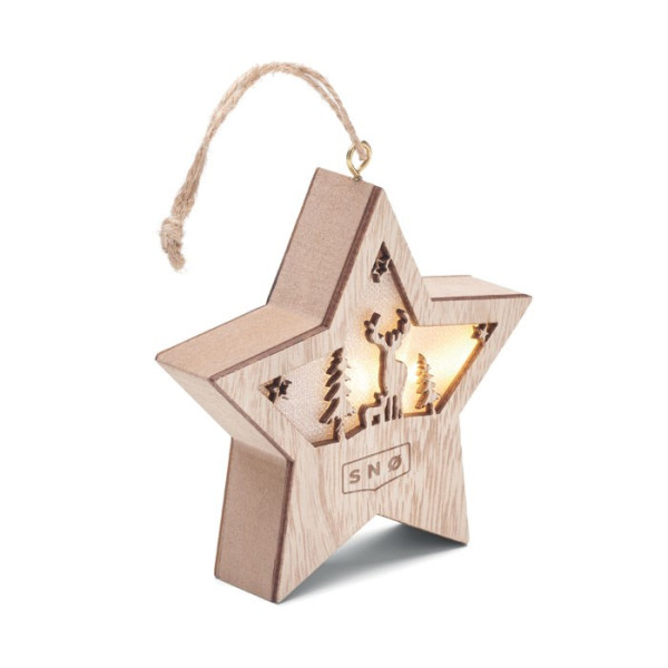 STARLIGHT - MDF ster met licht