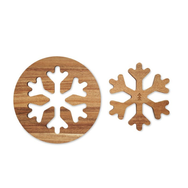 SCAGLIA - Acacia houten pothouders set