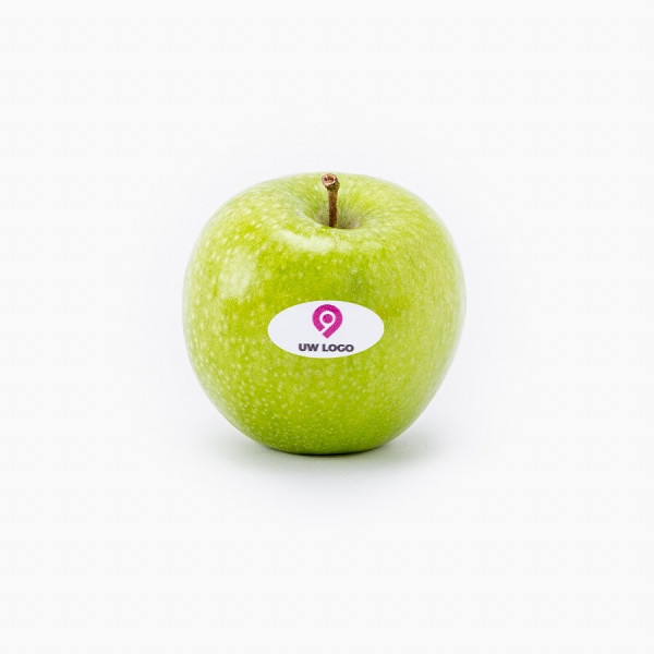 Appel met fruitsticker