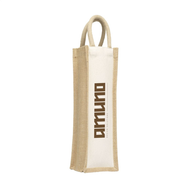 Jute Canvas Wine Bag wijntas